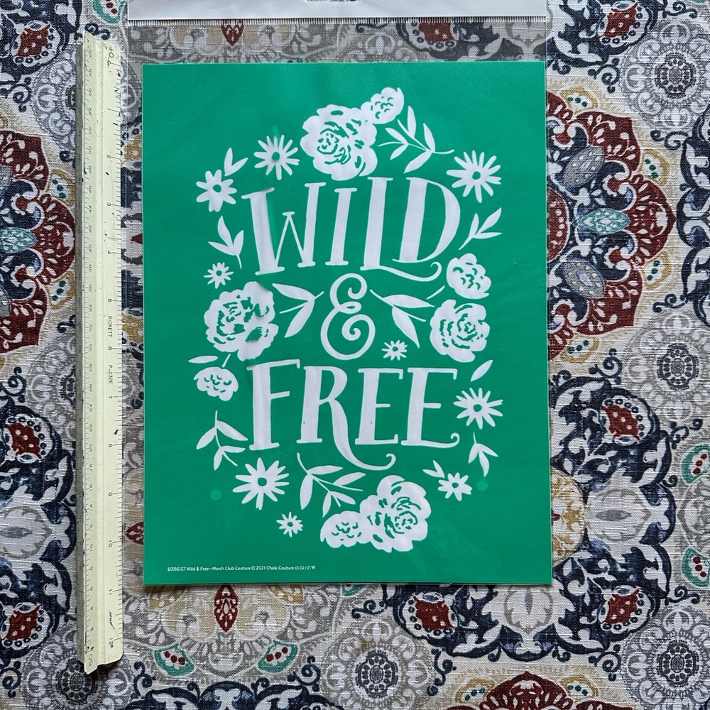 Chalk Couture Transfer-Wild & Free